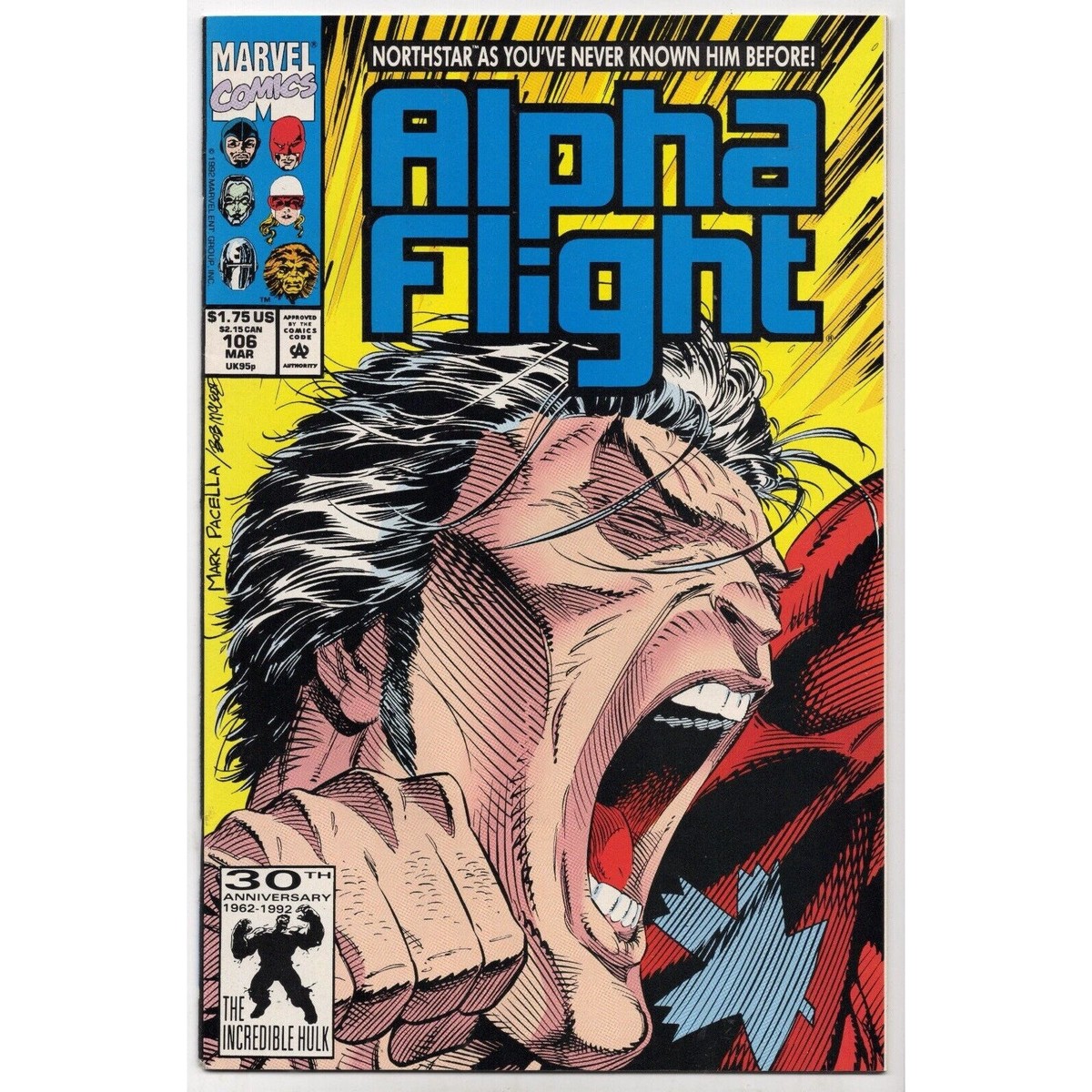 Alpha Flight 106 Marvel Comics (1992)
