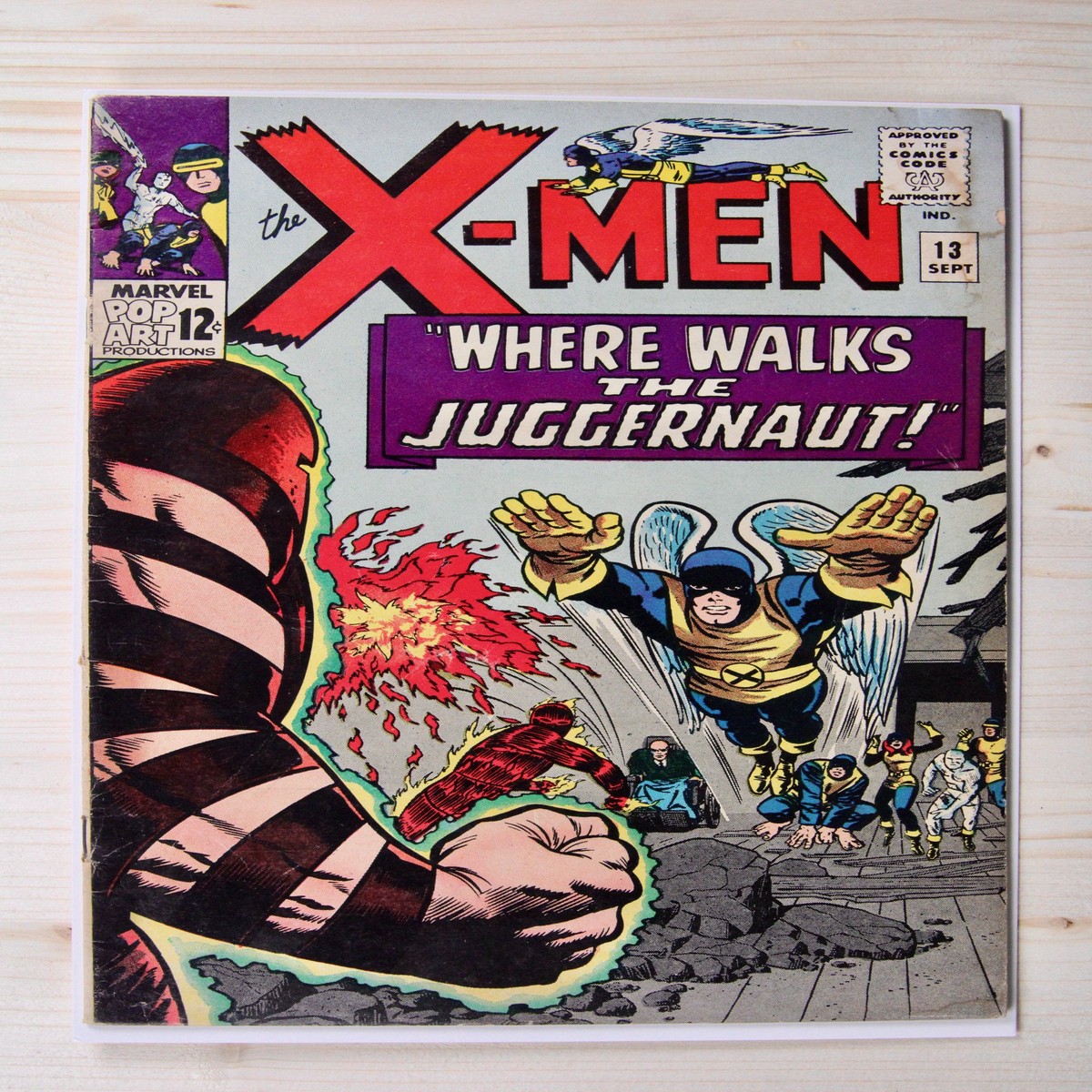 The X-Men 13 Marvel (1965) 45 VG Jack Kirby art Joe Sinnott Juggernaut