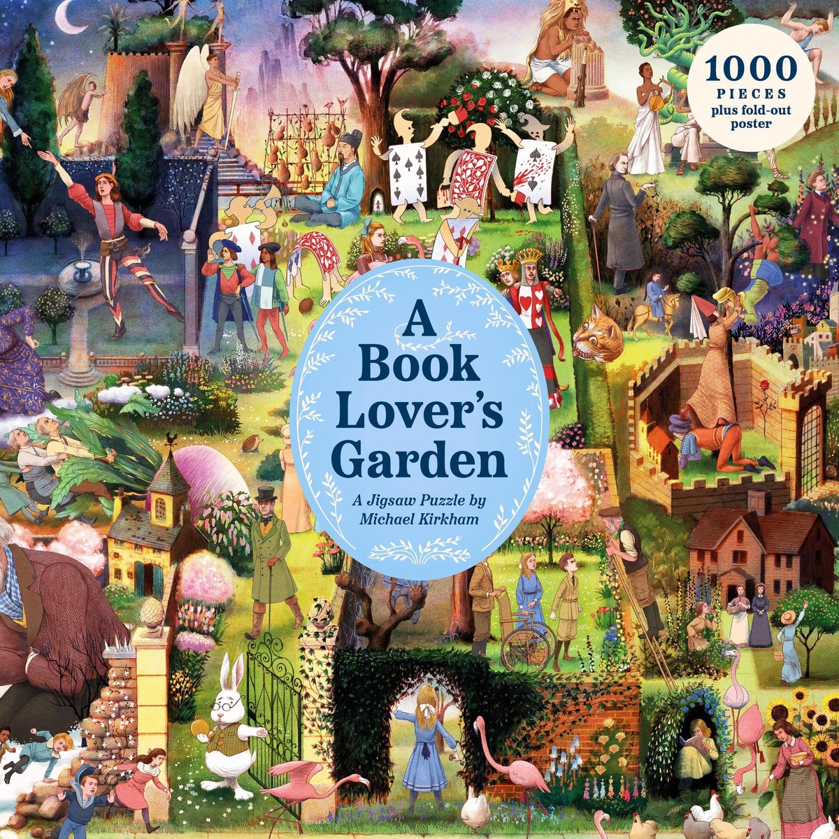 A Book Lovers Garden 1000 Piece Puzzle