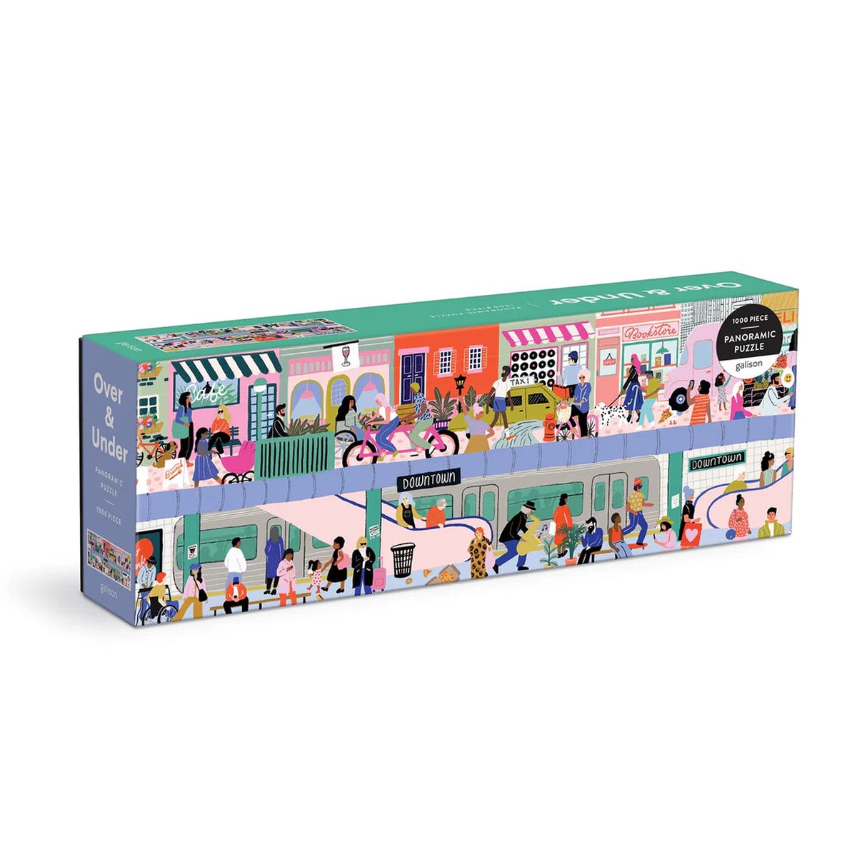 Over Under 1000 Piece Panoramic Puzzle