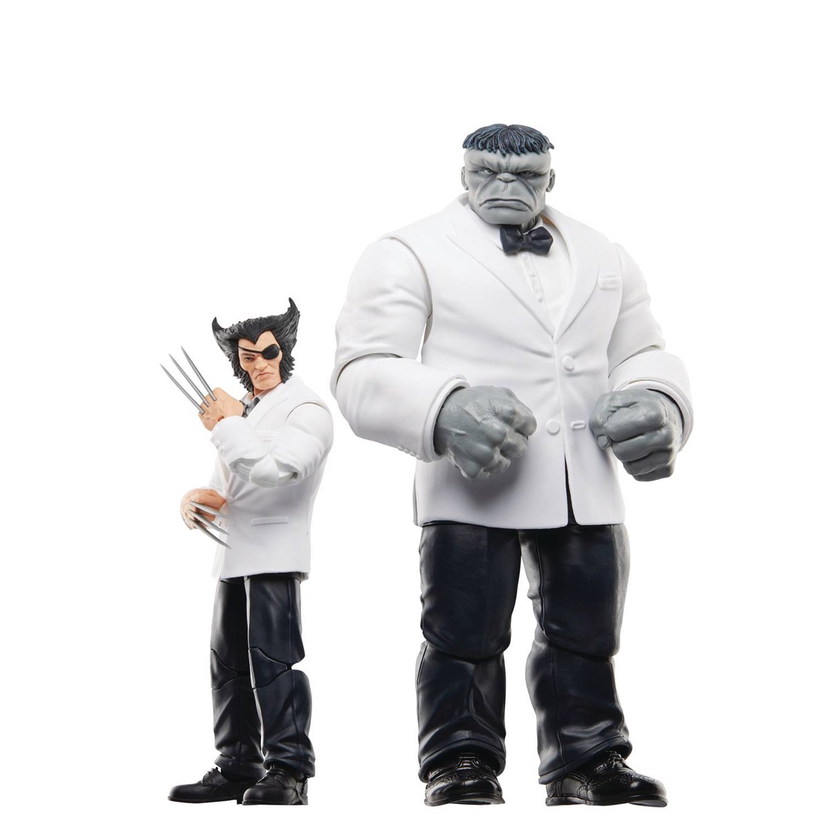 MARVEL LEG WOLVERINE 50TH ANN W JOE FIXIT 6IN AF 2PK (NET)