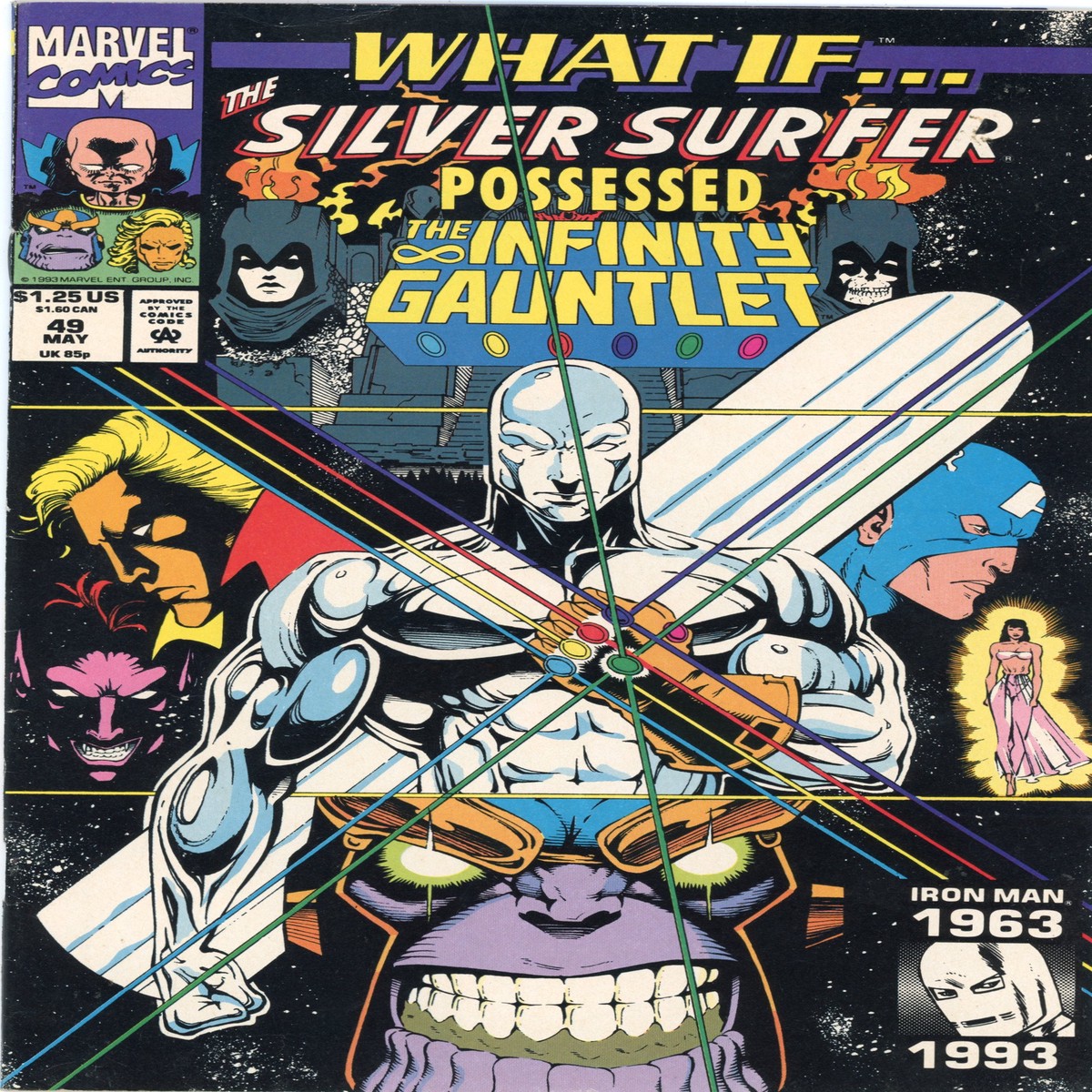 What If The Silver Surfer Possessed the Infinity Gauntlet 49 Marvel (1993)