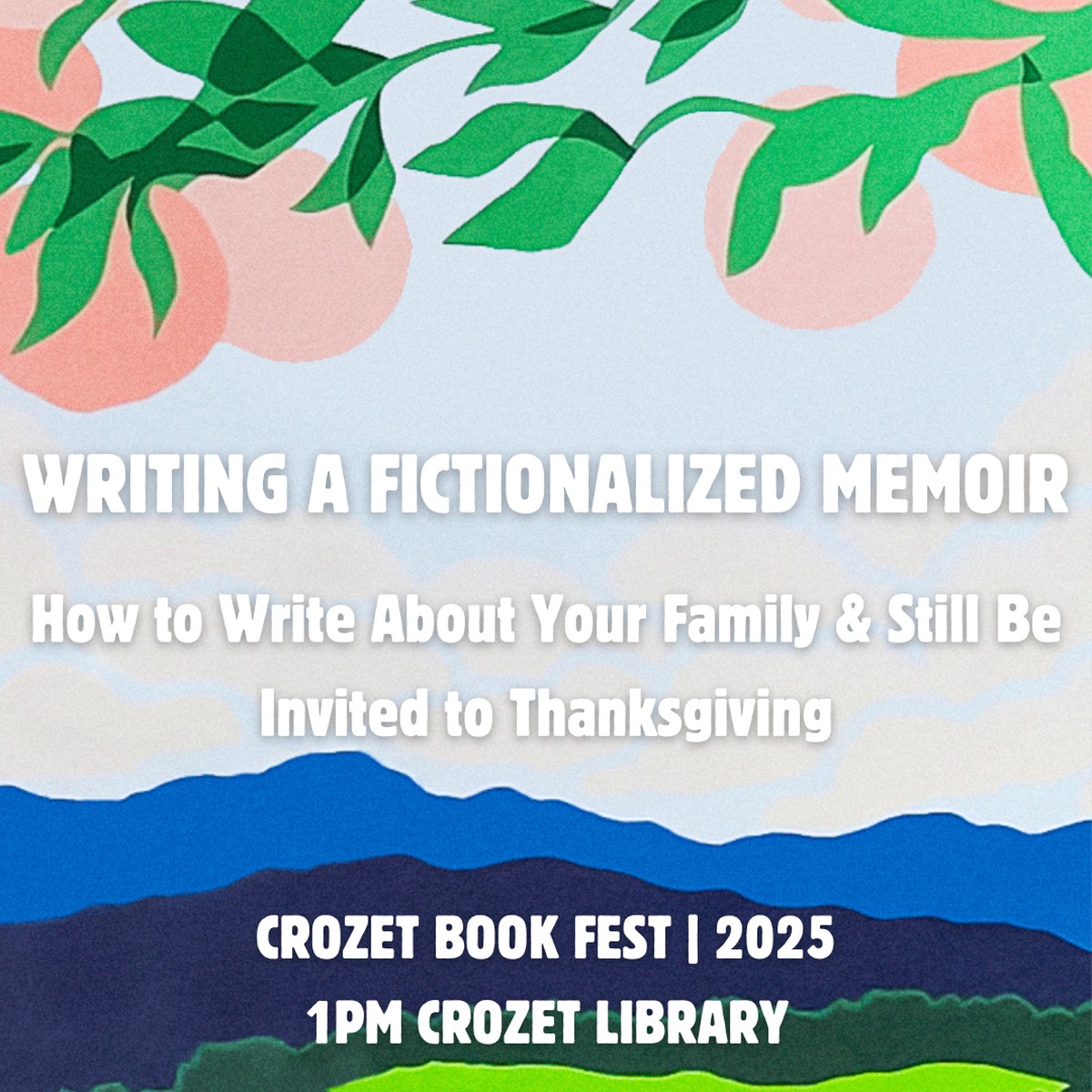 Writing a Fictionalized Memoir WORKSHOP with Jeffrey Dale Lofton - 25 Oct 2025