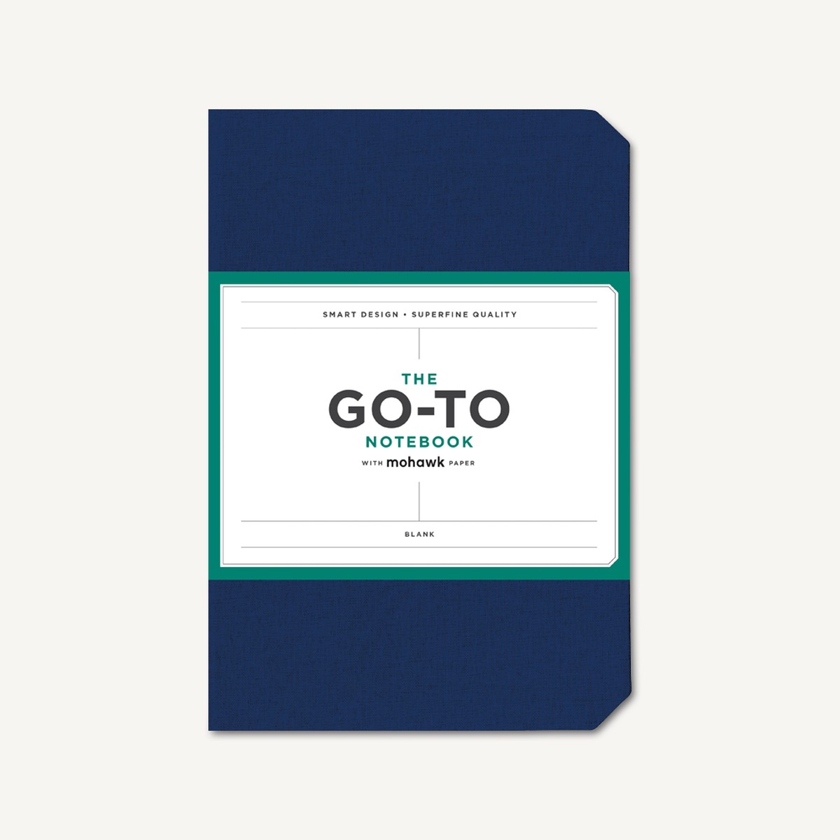 Go-To Notebook with Mohawk Paper Midnight Blue Lined