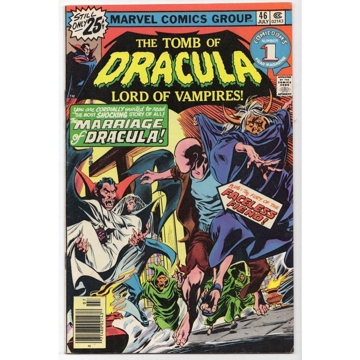 Tomb of Dracula 46 Marvel Comics (1976) Brother Voodoo App