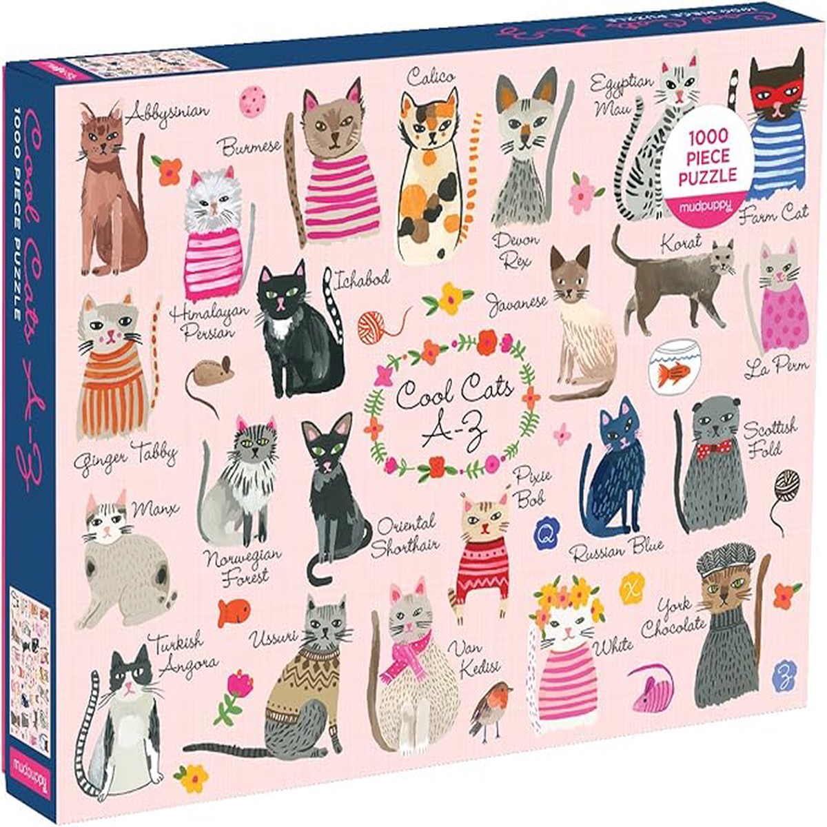 Cool Cats A-Z 1000pc Puzzle