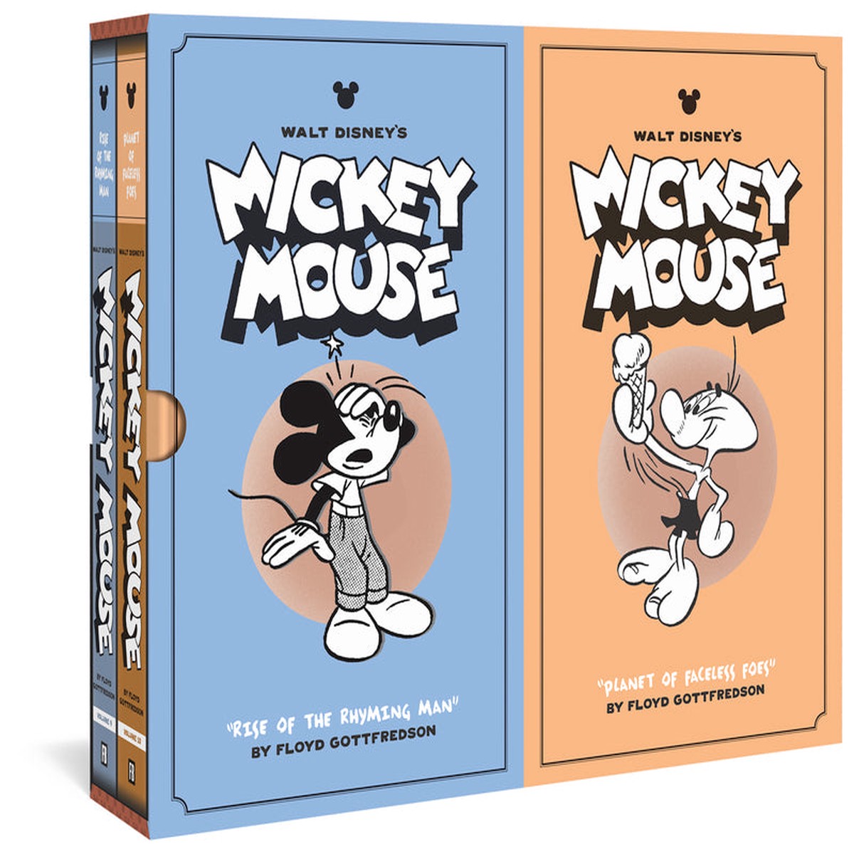 Walt Disneys Mickey Mouse Gift Box SetRise Of The Rhyming ManandPlanet Of Faceless Foes Vols 9 10