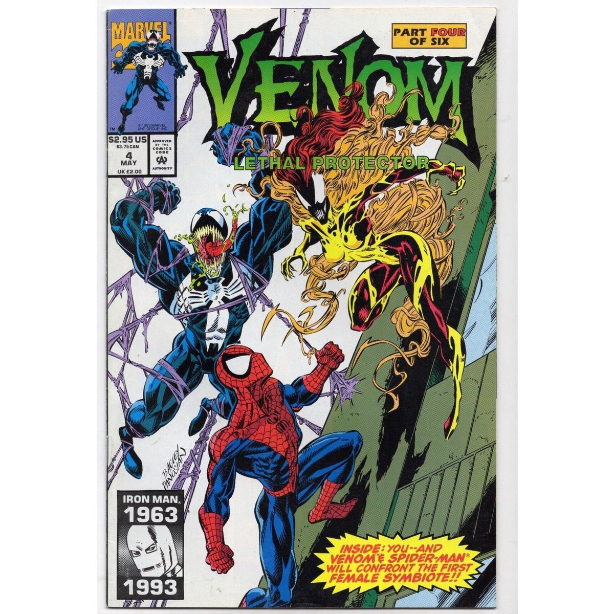 Venom Lethal Protector 4 Marvel Comics (1993) first app SCREAM (b)