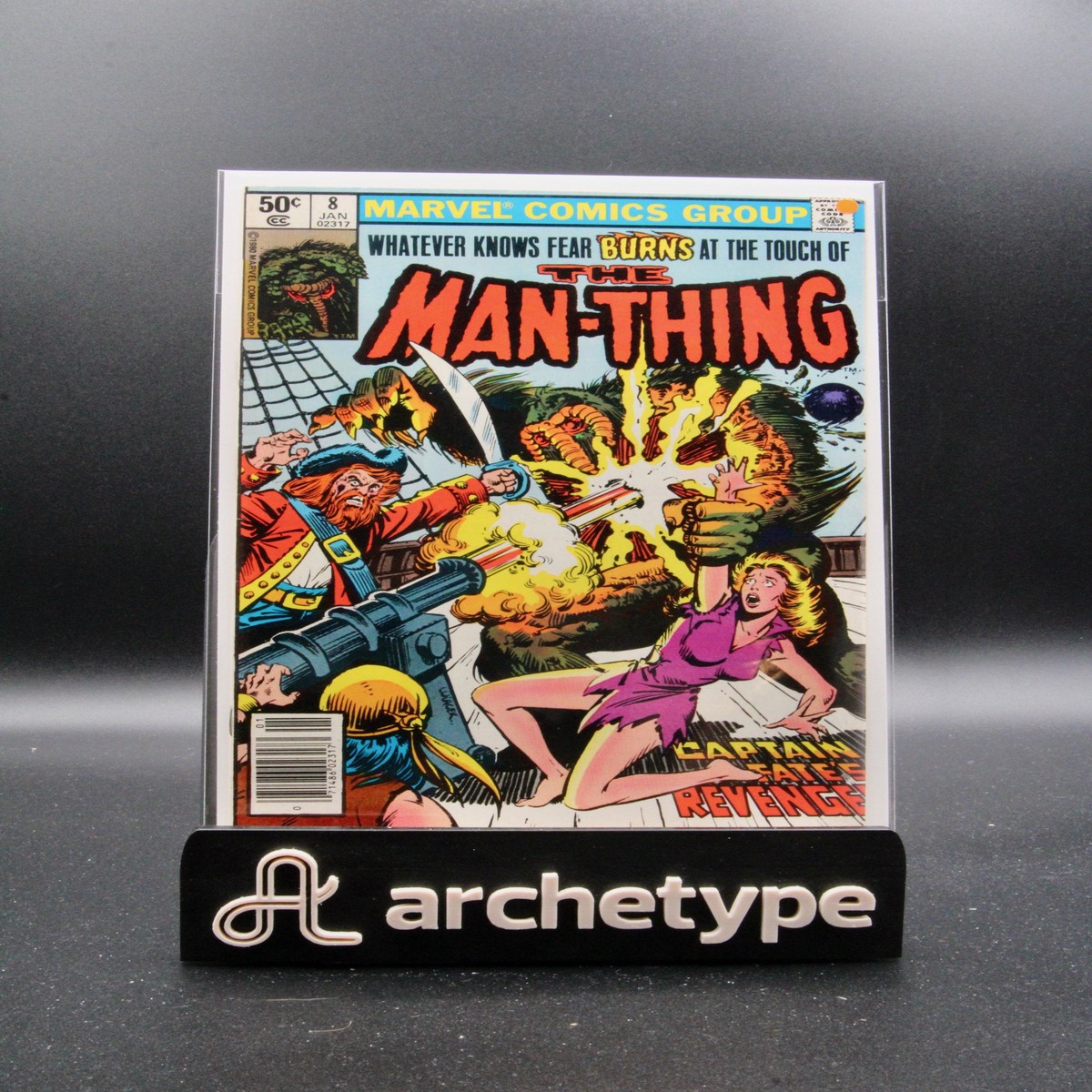 Man-Thing 8 Marvel (1981) 80 VF Chris Claremont story