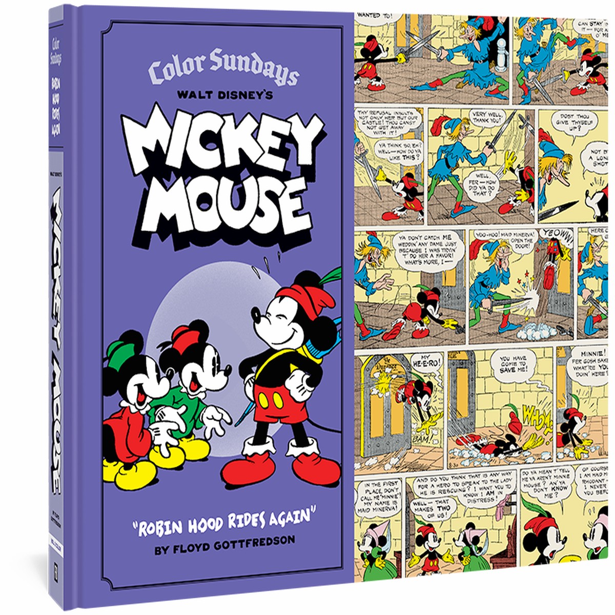 Walt Disneys Mickey Mouse Color Sundays Robin Hood Rides Again Volume 2
