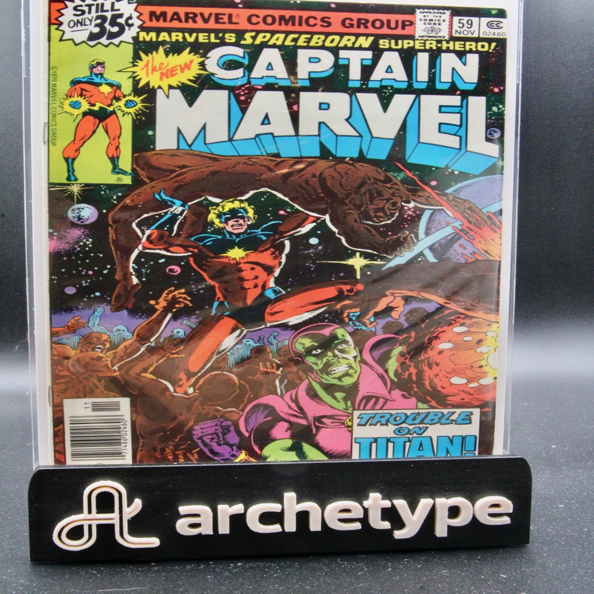 Captain Marvel 59 Marvel (1978) Captain Marvel Battle of Titan