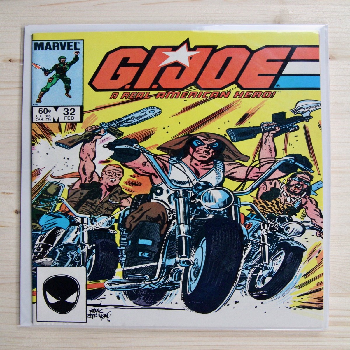 GI Joe A Real American Hero 32 Marvel (1985) 90 VFNM