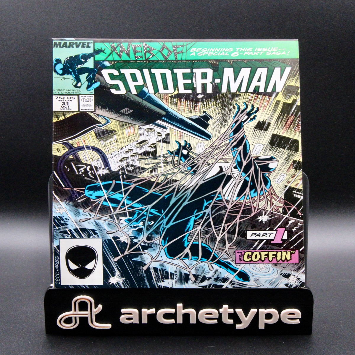 Web of Spider-Man 31 Marvel (1987) Kravens Last Hunt