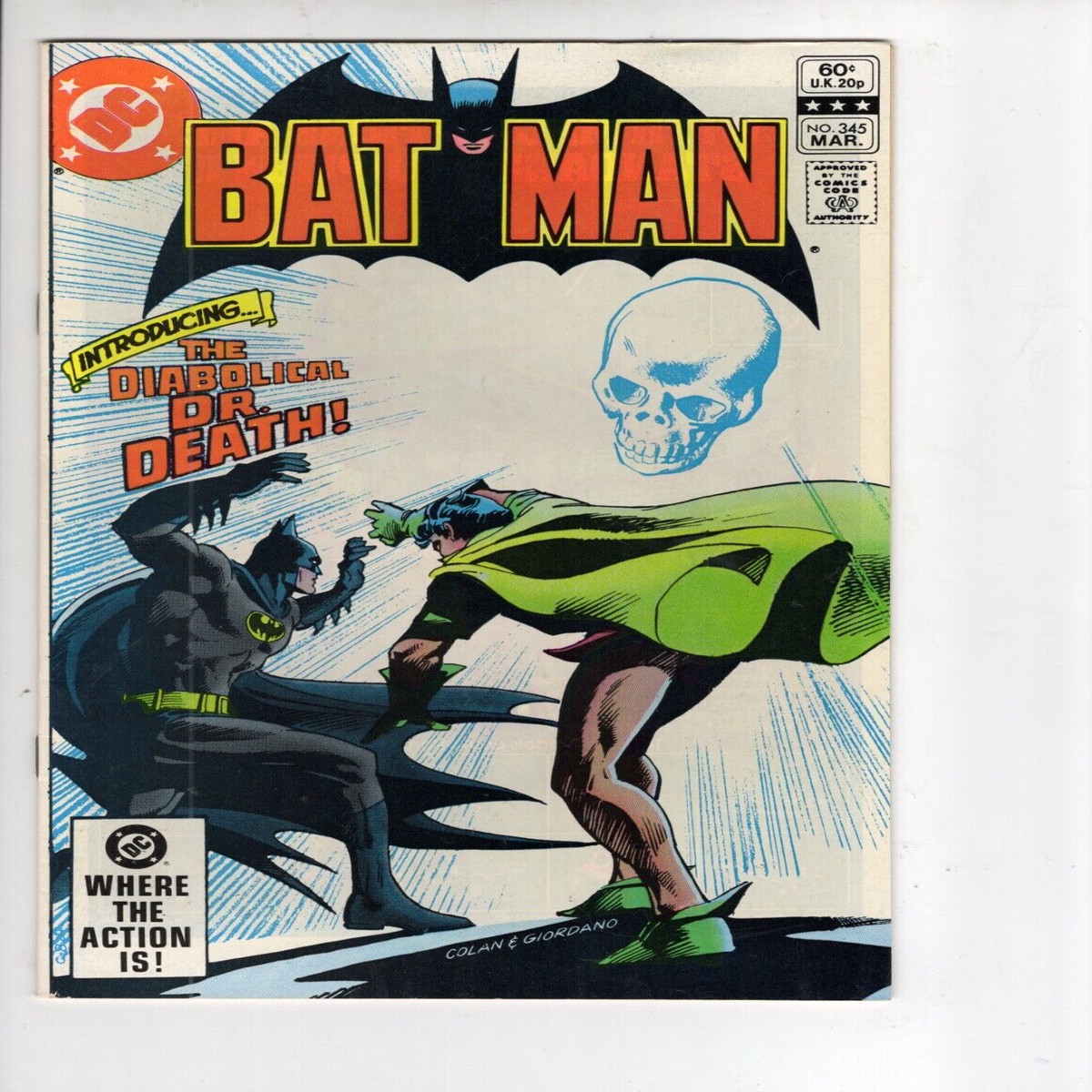 Batman 345 DC Comics (1982)