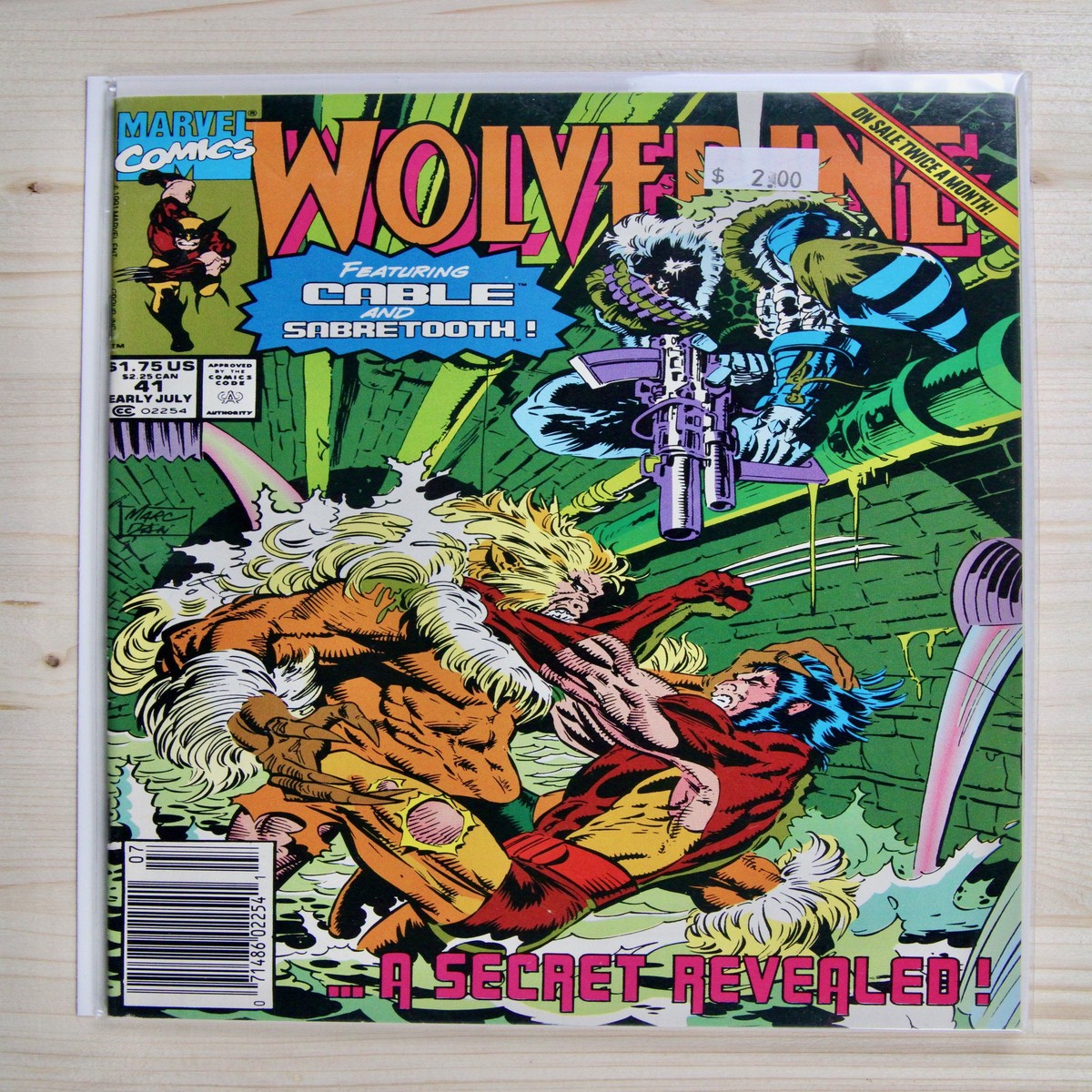 Wolverine 41 Marvel (1991) 94 NM Newsstand