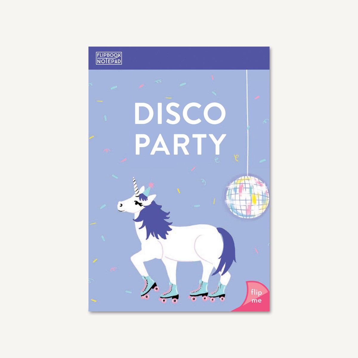 Flipbook Notepad Disco Party