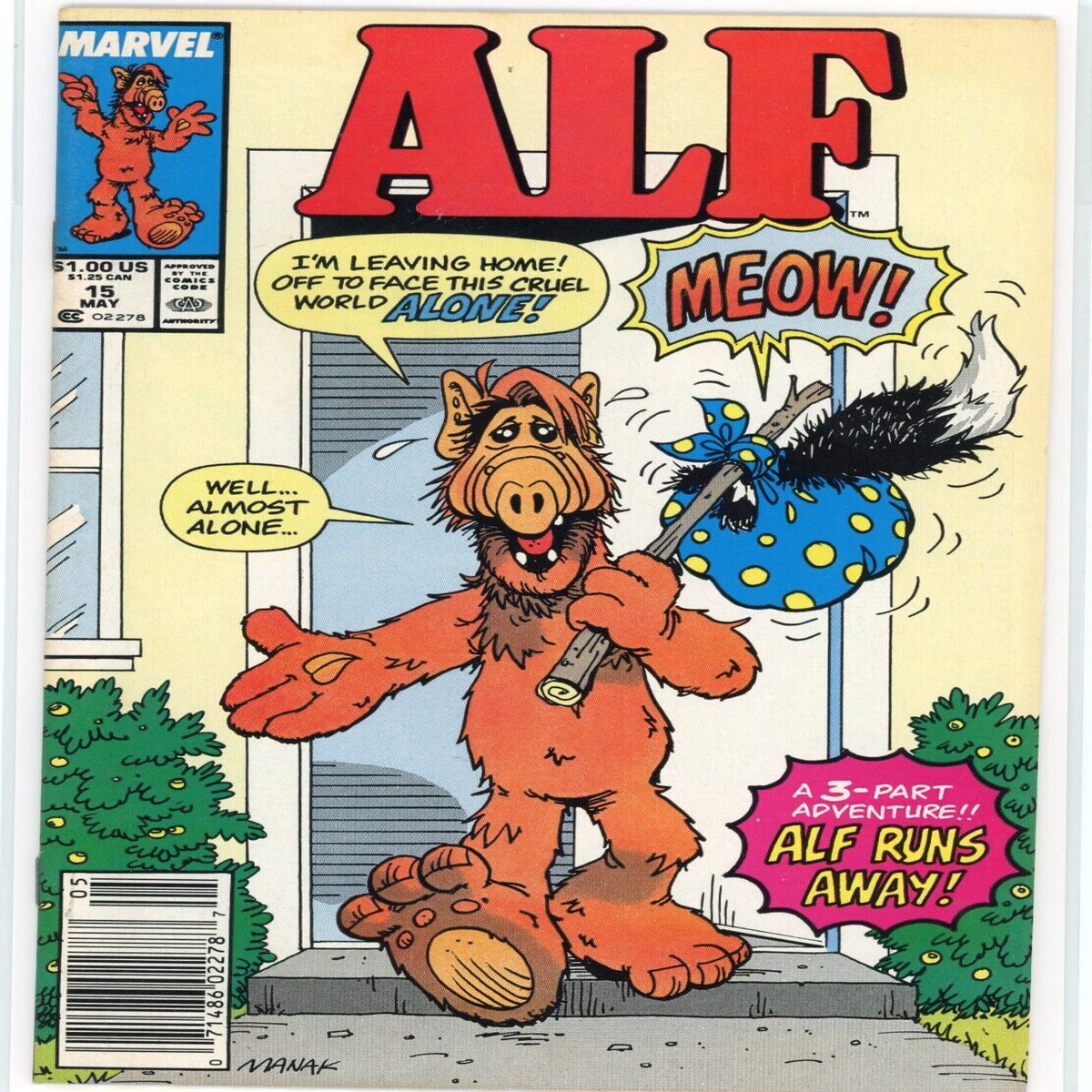 Alf 15 Marvel Comics (1989) Newsstand