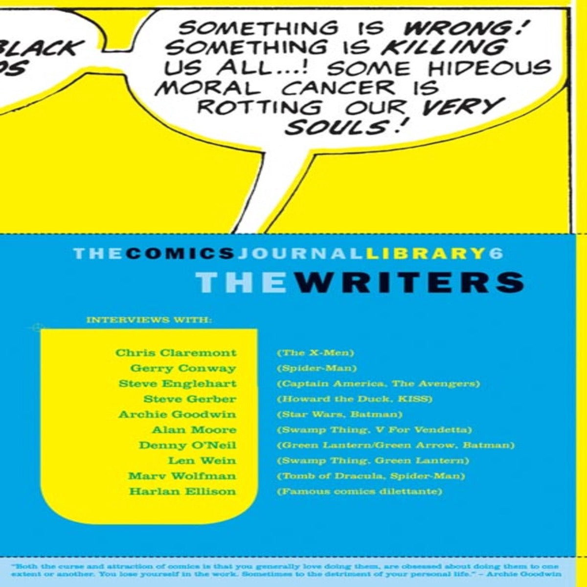 The Comics Journal Library The Writers