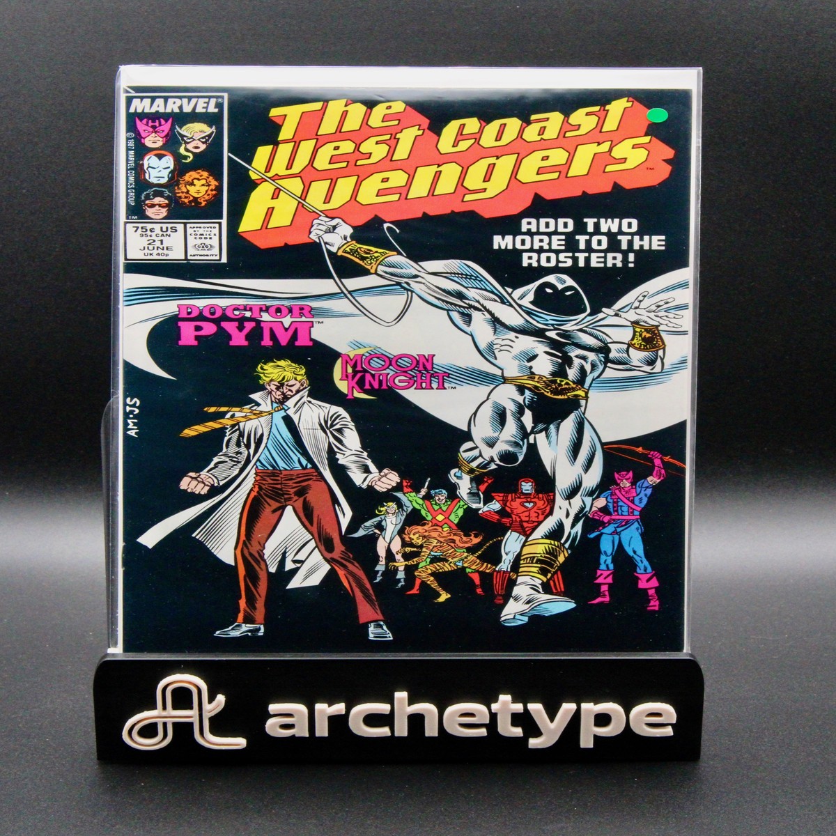 West Coast Avengers 21 Marvel (1987) Moon Knight Joins