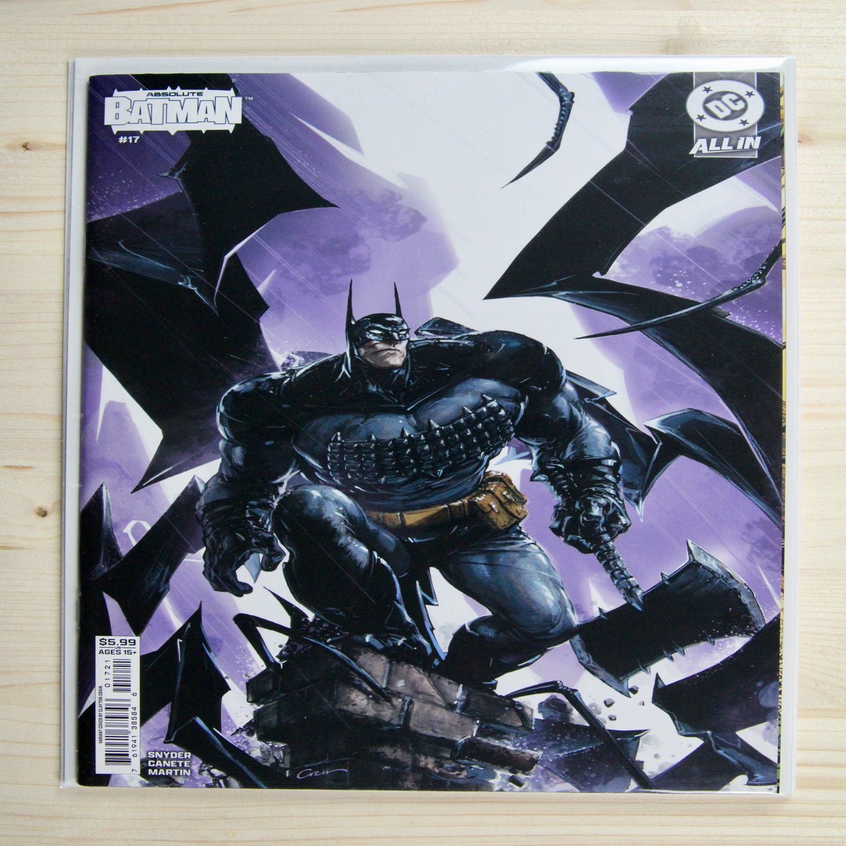 Absolute Batman 17 DC (2026) 98 NMMT Scott Snyder story Crain Cover