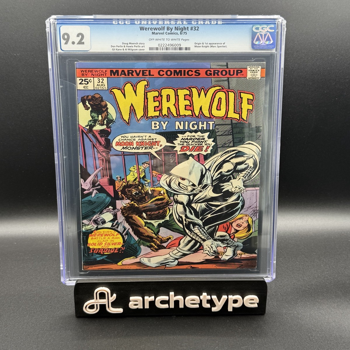 Werewolf by Night 32 Marvel (1975) CGC 92 Off-White to White Pages