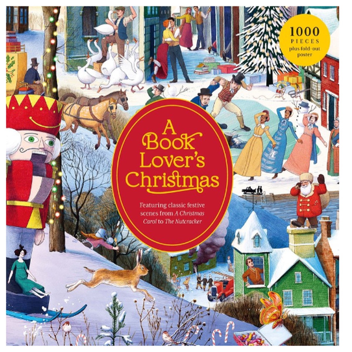 A Book Lovers Christmas 1000 Piece Puzzle