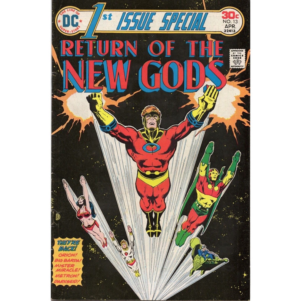 1st Issue Special 13 (DC-1976) Key debut of New Orion Costume Comic