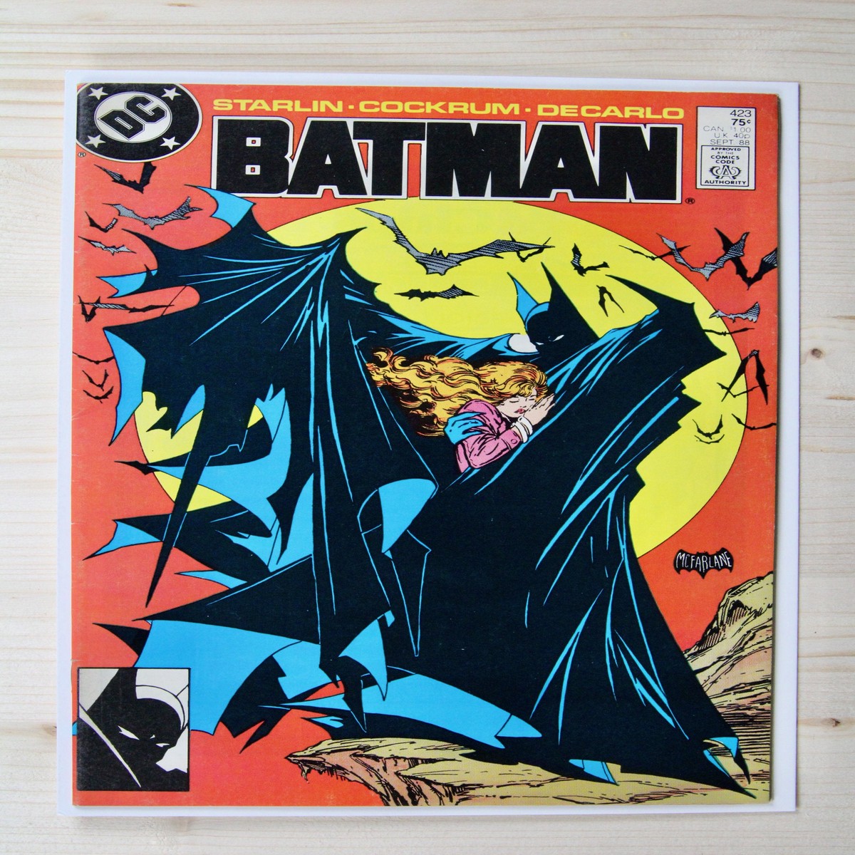 Batman 423 DC (1988) 70 FNVF Todd McFarlane Cover Classic