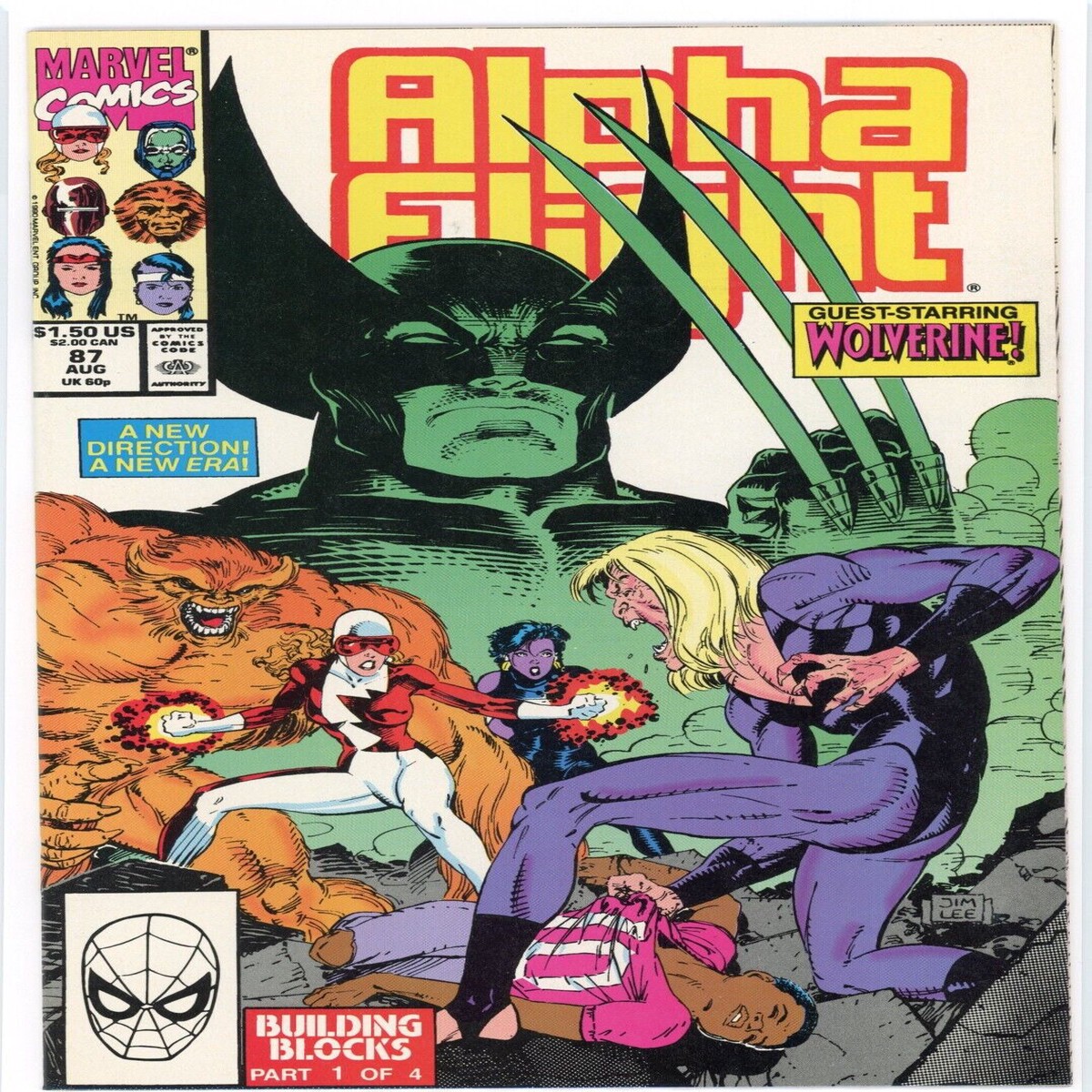 Alpha Flight 87 Marvel Comics (1990)