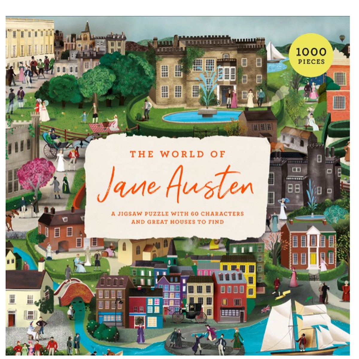 The World of Jane Austen 1000 Piece Puzzle