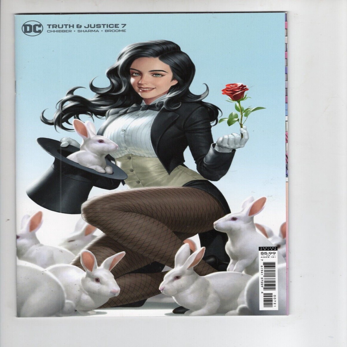 Truth Justice 7 DC Comics (2021) Yoon Variant