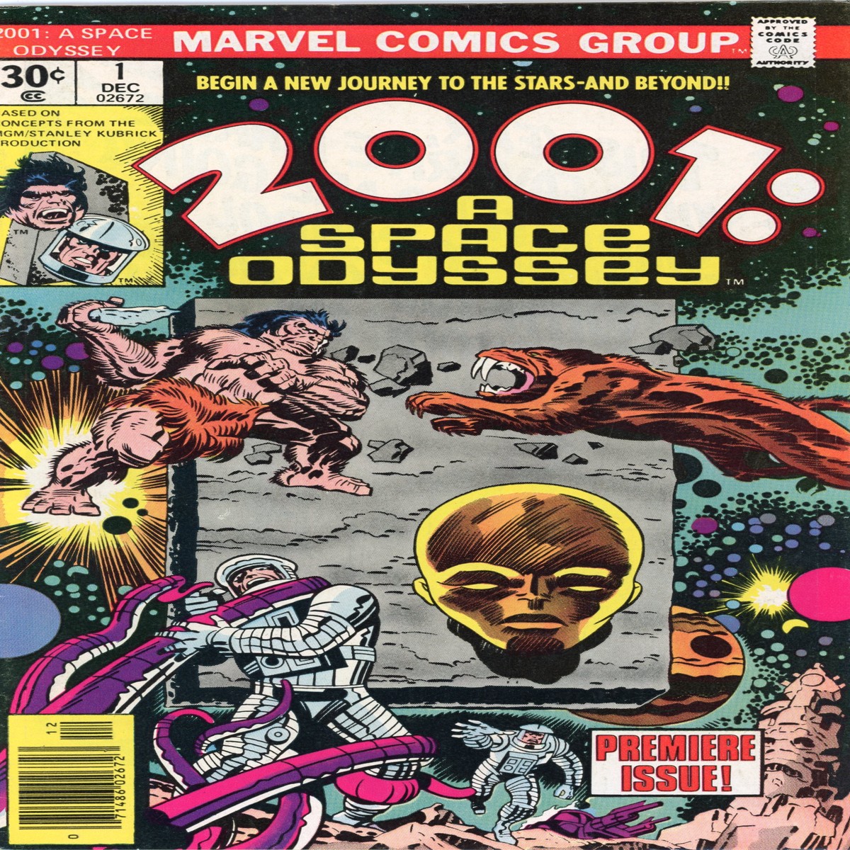 2001 A Space Odyssey 1-10 Marvel Comics (1976) Near Full Series (Missing 7)