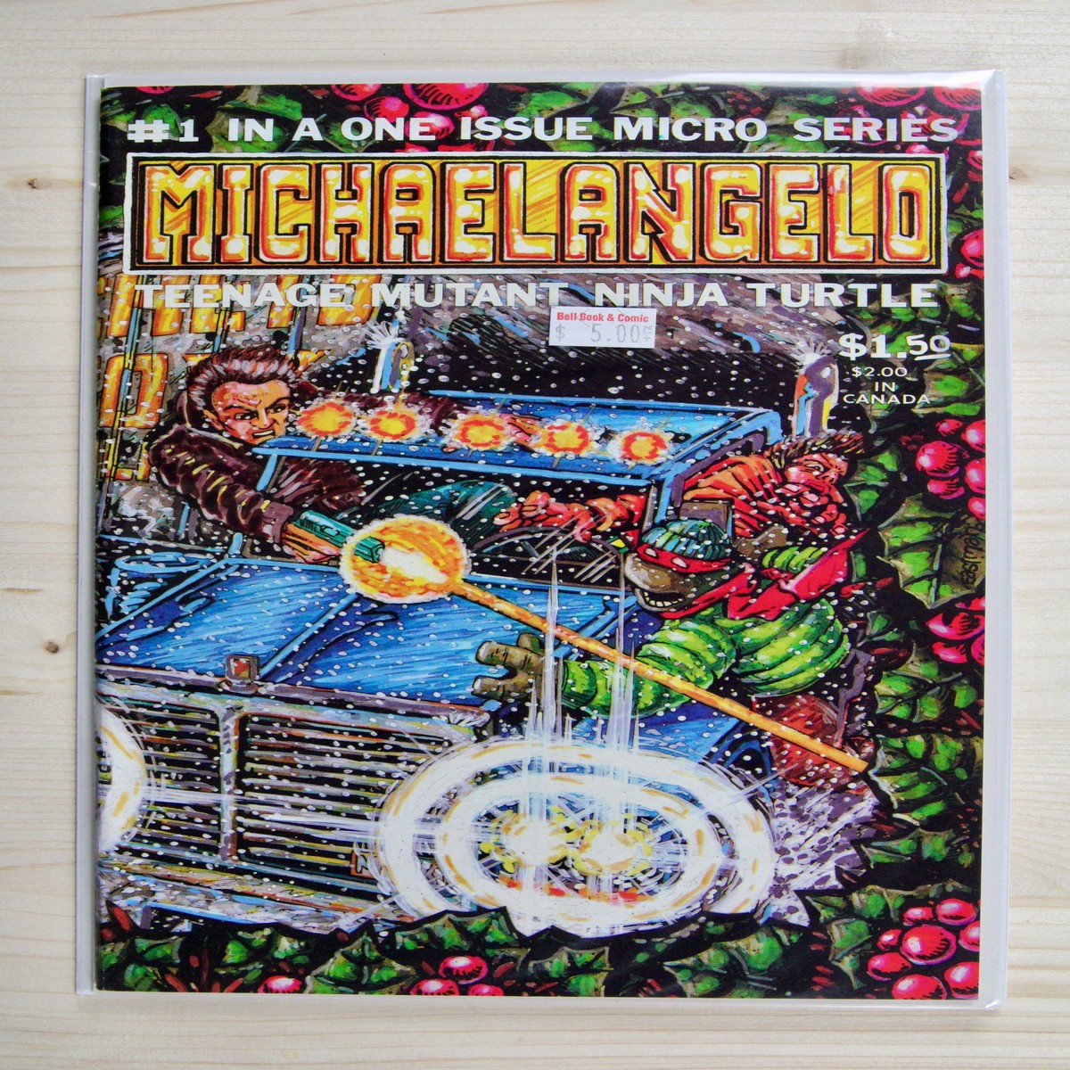 Michaelangelo Teenage Mutant Ninja Turtle 1 Mirage (1985) 92 NM-