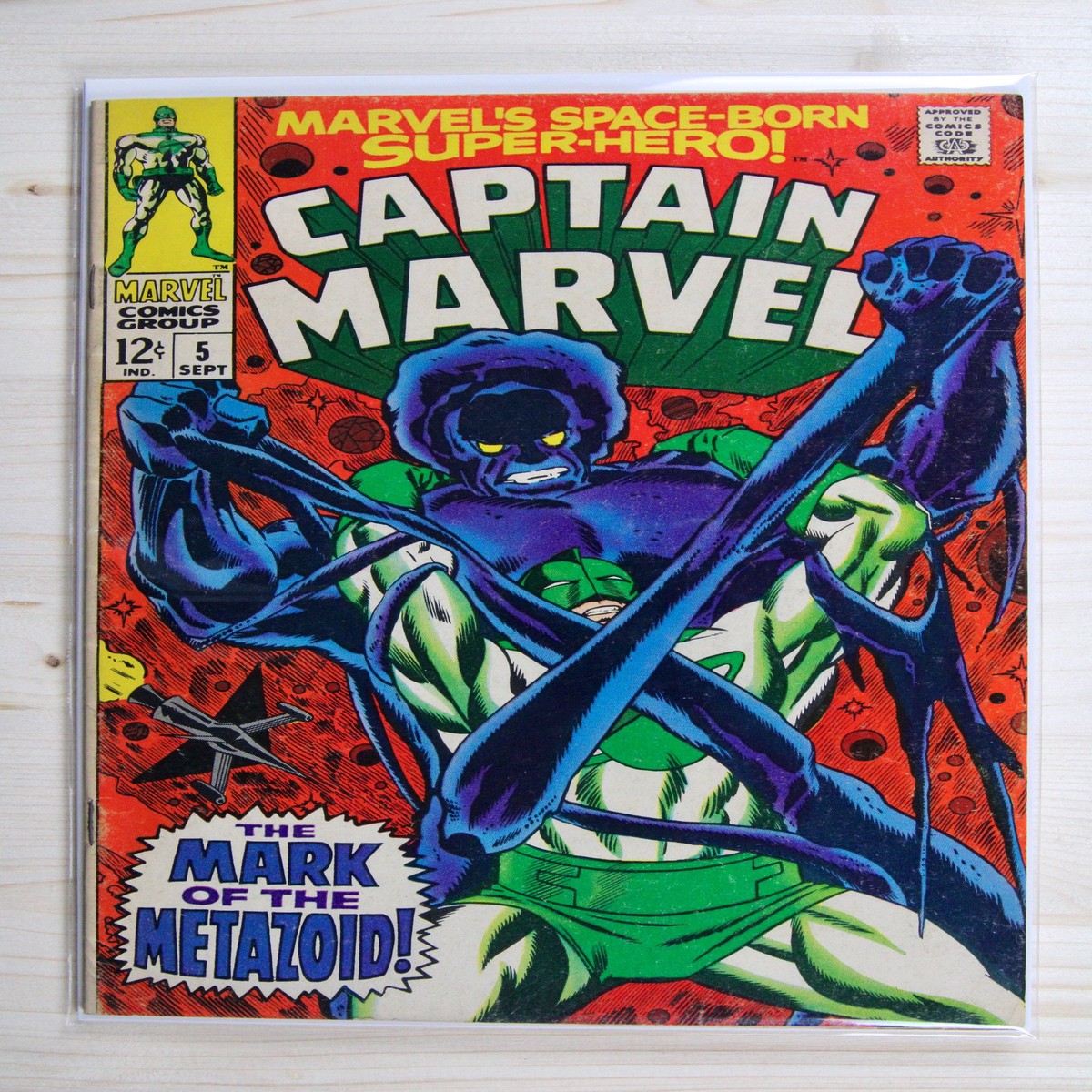 Captain Marvel 5 Marvel (1968) 75 VF- Stan Lee