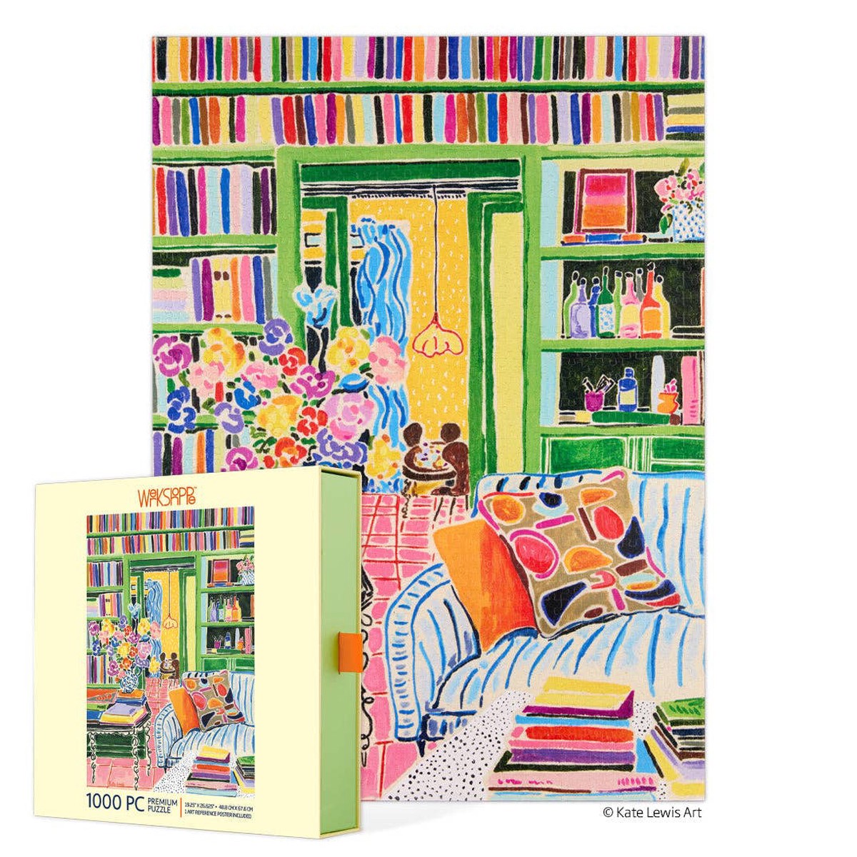 Books Bouquets 1000 Piece Puzzle