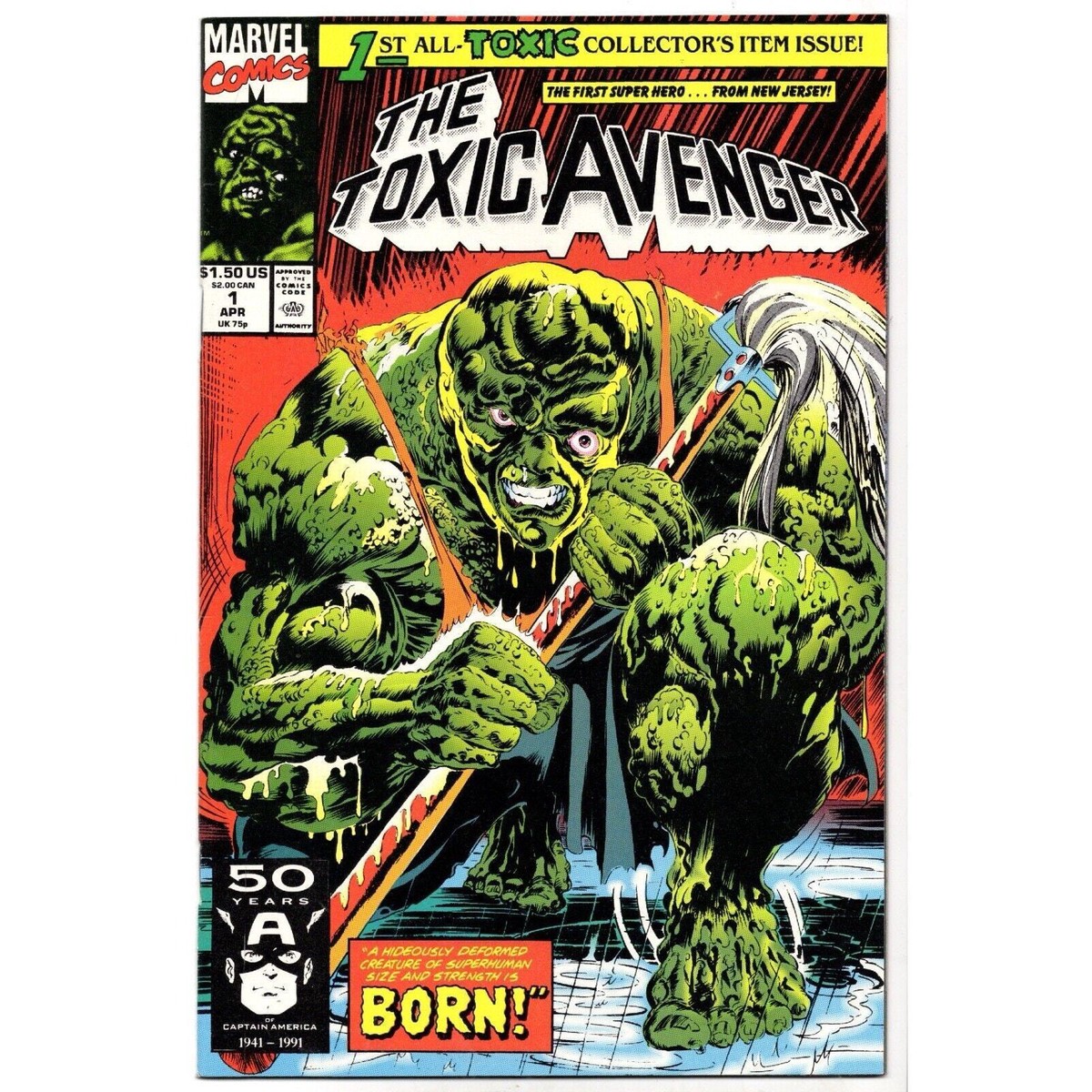 Toxic Avenger 1 Marvel Comics (1991) (b)