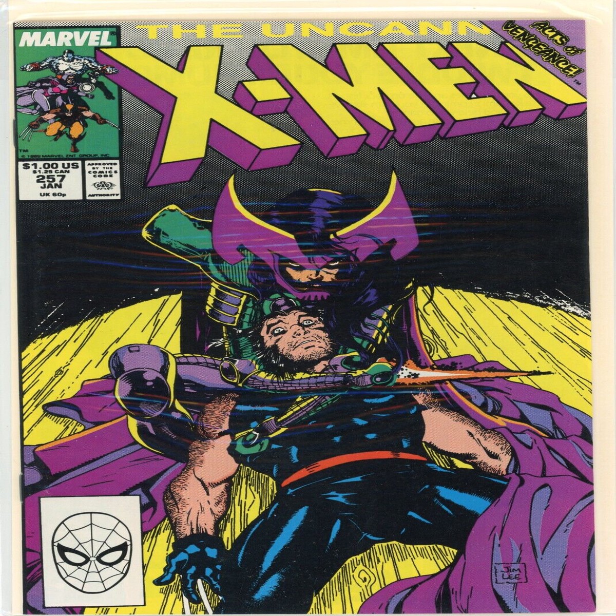 Uncanny X-Men 257 Marvel Comics (1990)