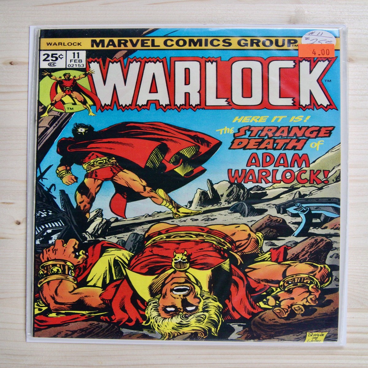 Warlock 11 Marvel (1976) 90 VFNM Infinity Effect Magus