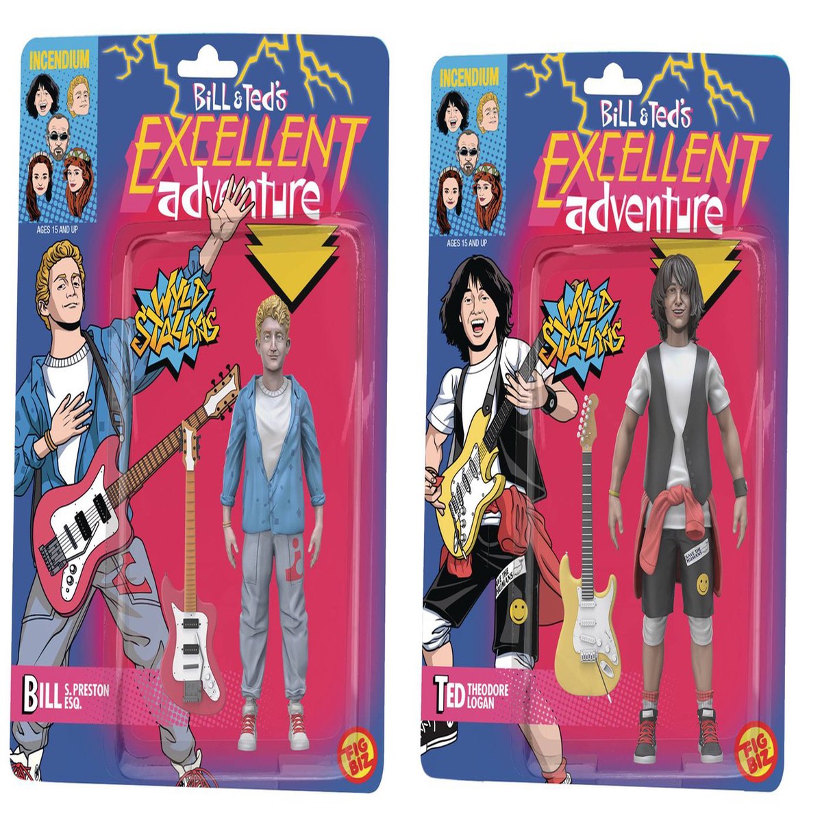 Bill Teds Excellent Adventure AF Set of 2