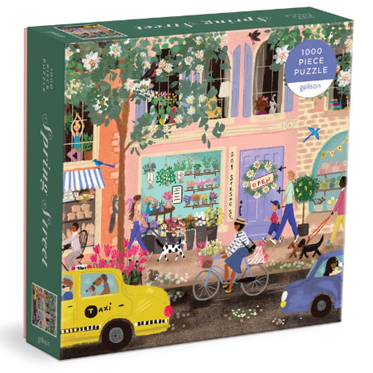 Spring Street 1000 Pc Puzzle In a Square box