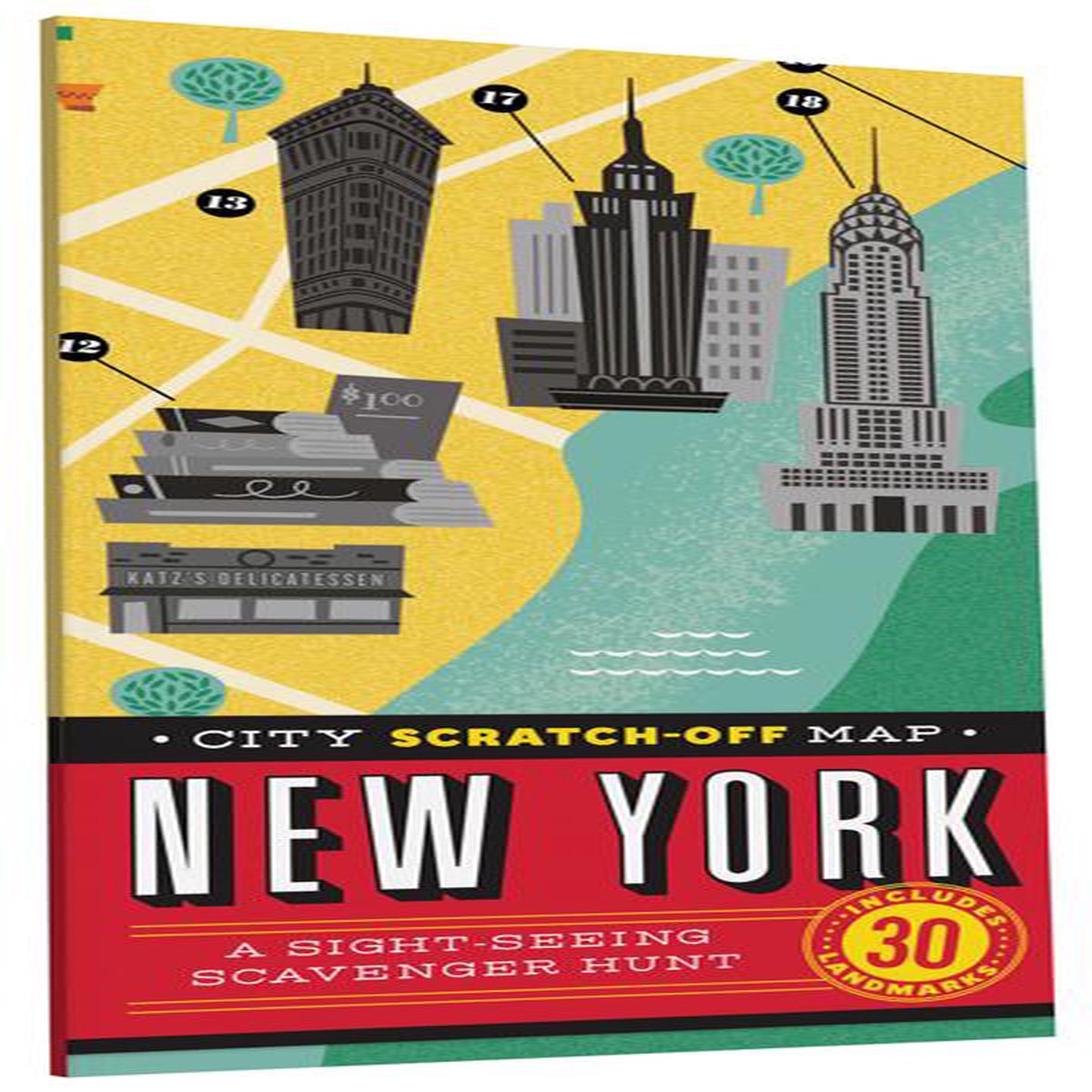 City Scratch-Off Map New York