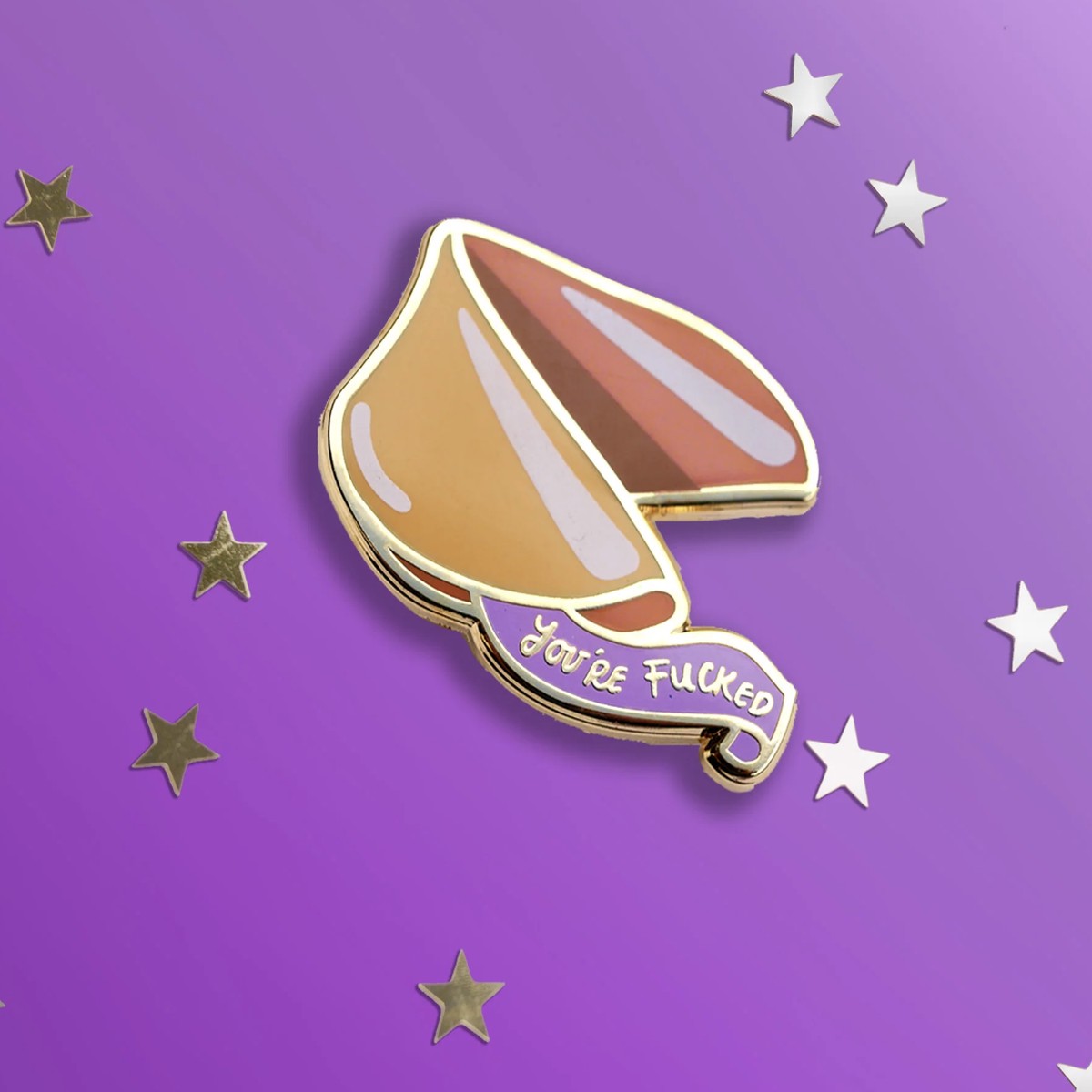 Fortune Cookie Pin