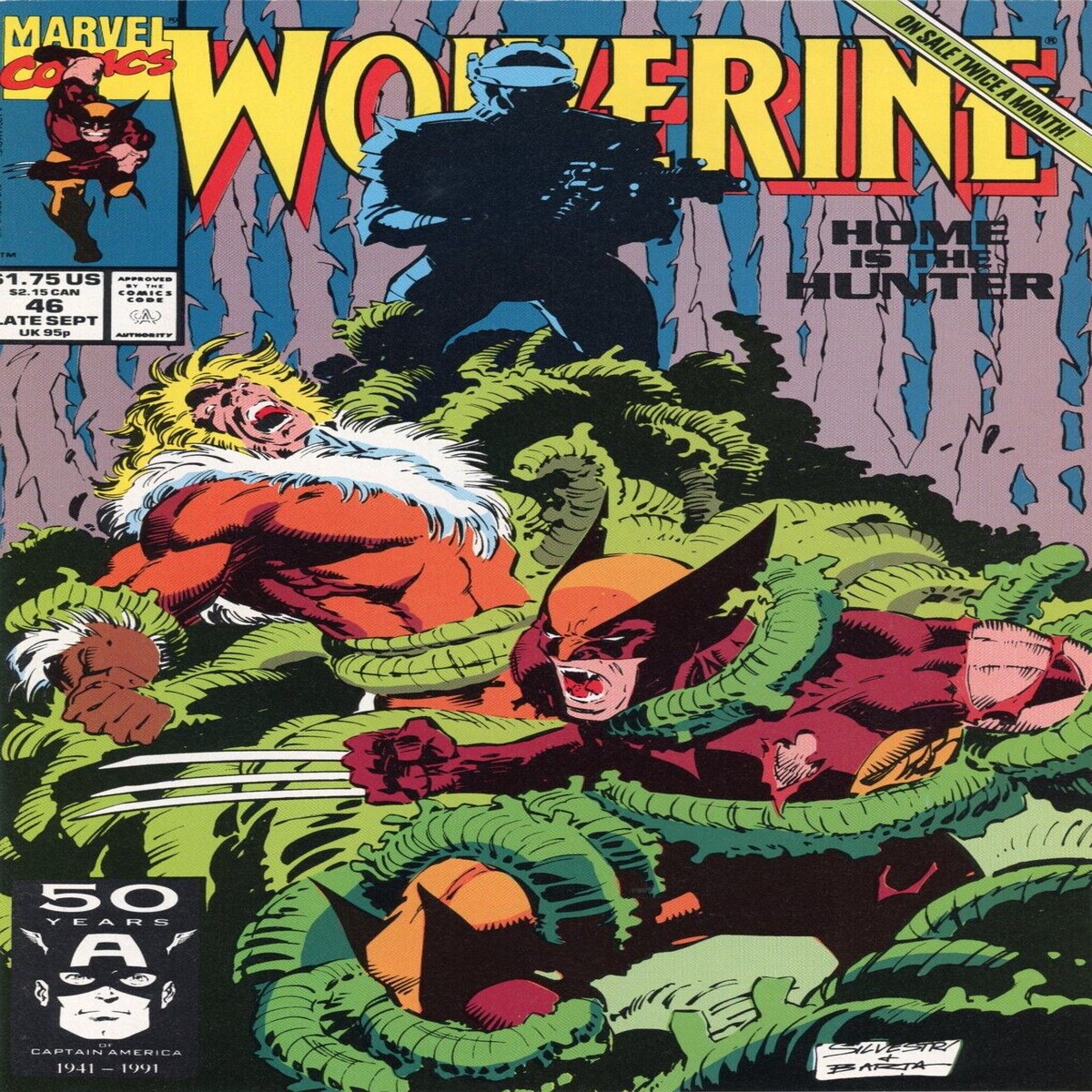 Wolverine 46 Marvel Comics (1991)
