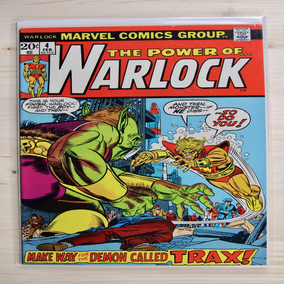 Warlock 4 Marvel (1973) 85 VF Joe Sinnott cover John Romita cover
