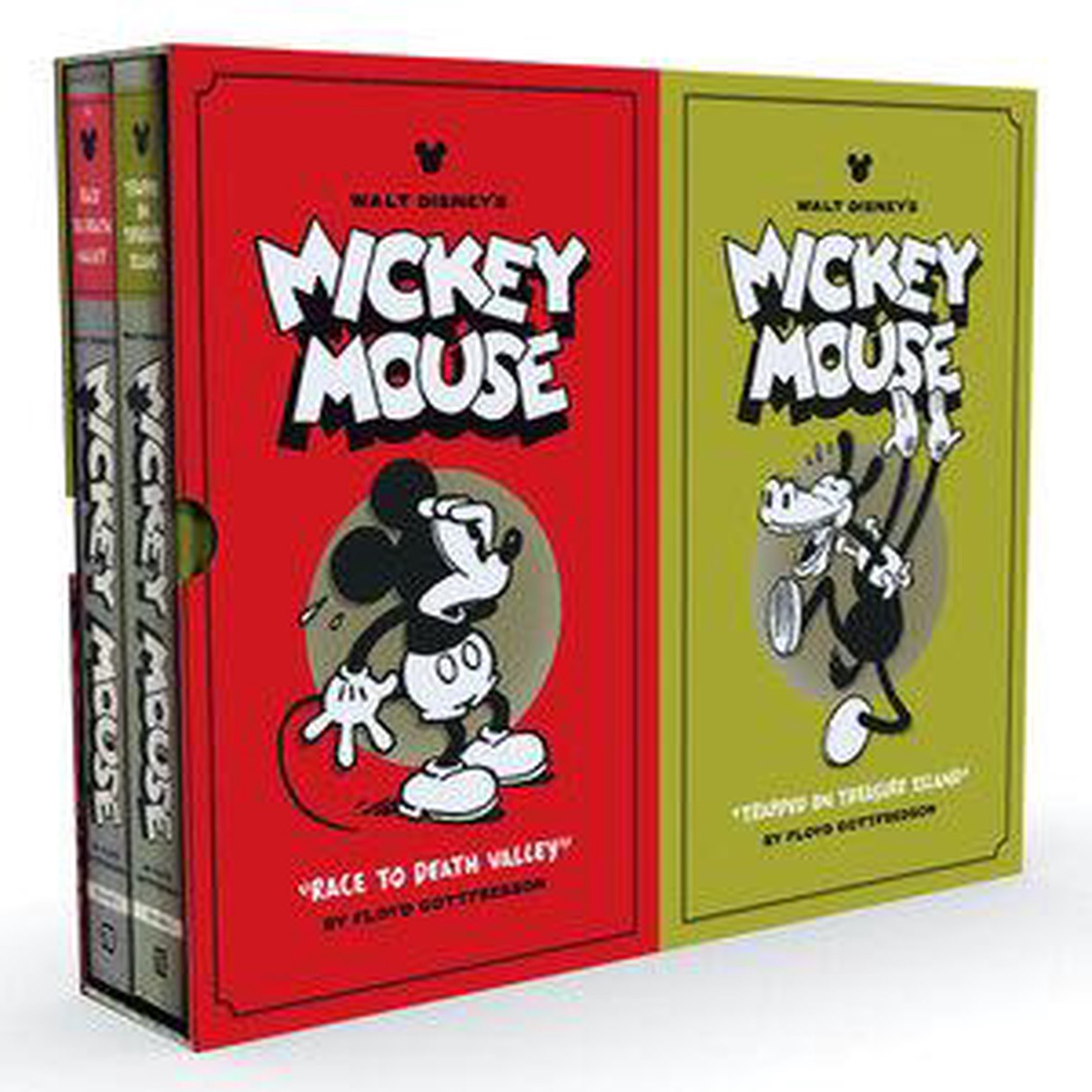Walt Disneys Mickey Mouse Gift Box SetRace To Death Valley andTrapped On Treasure Island Vols 1 2