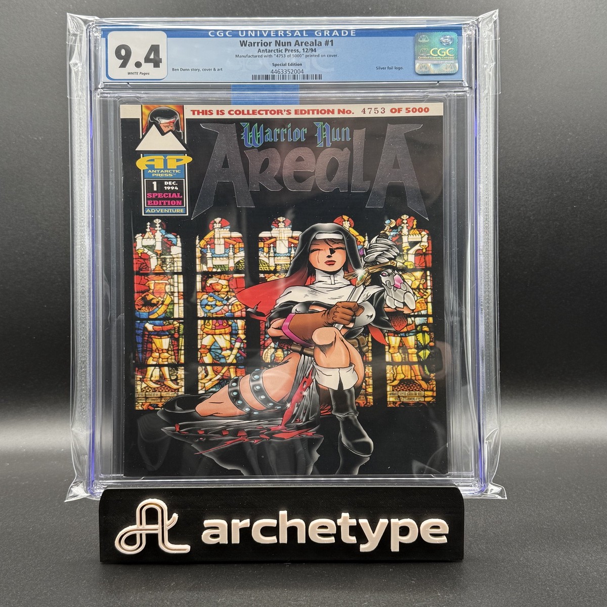 Warrior Nun Areala 1 Antarctic Press (1994) CGC 94 Collectors Edition 5000