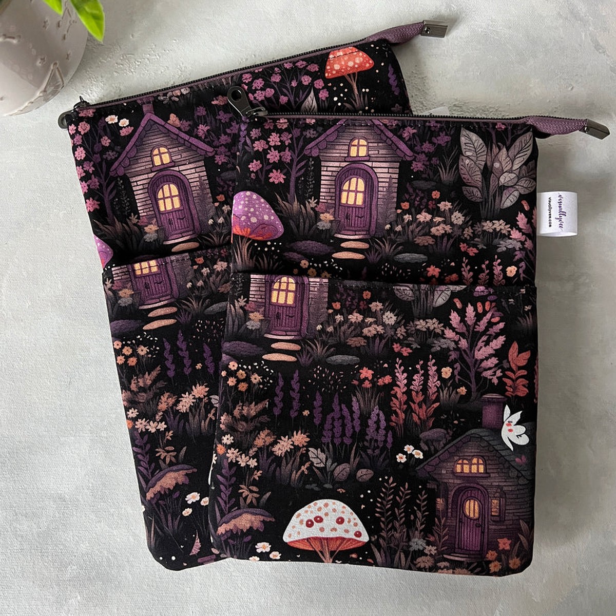 Fairy Garden - Zippered Book Sleeve