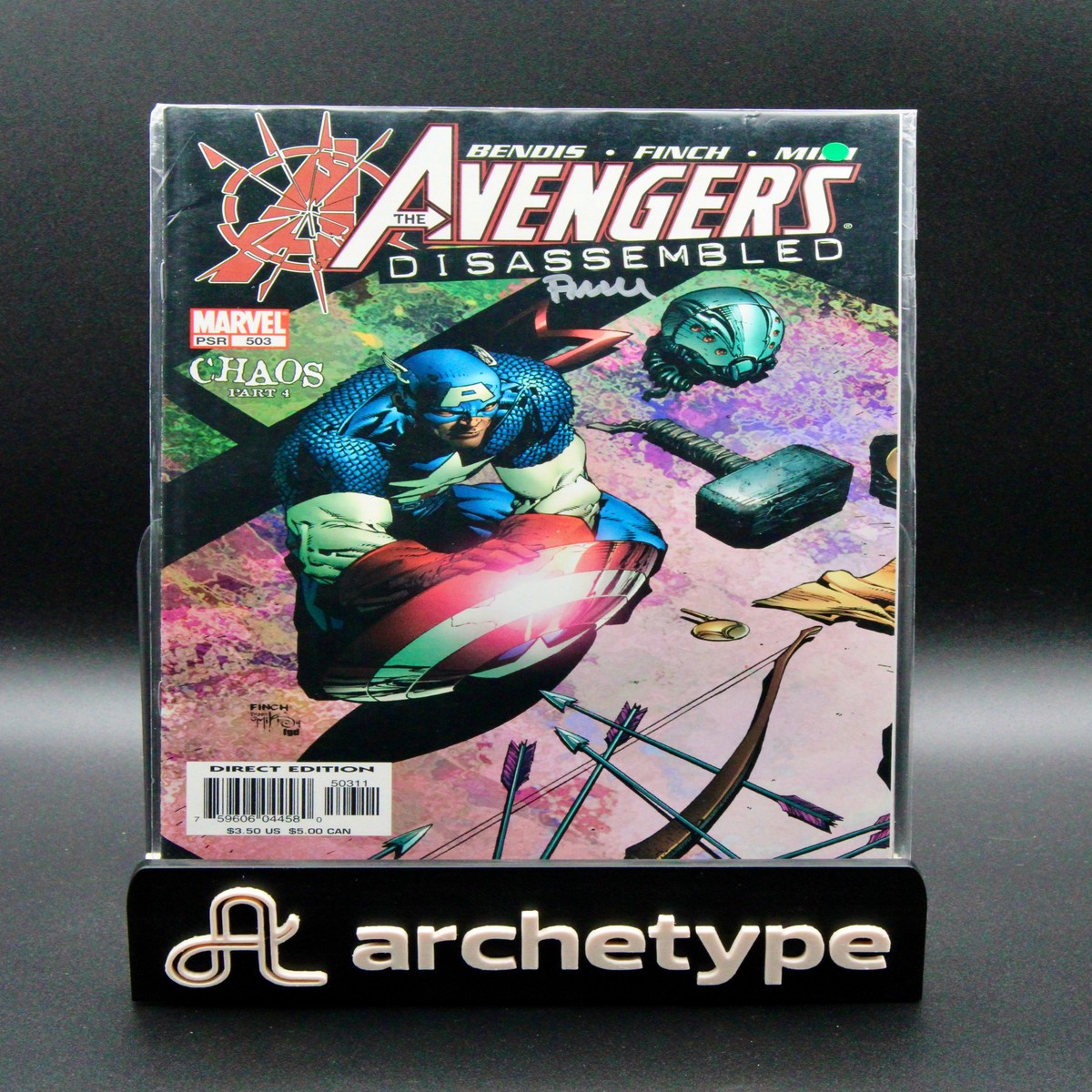 Avengers 503 Marvel (2004) Signed