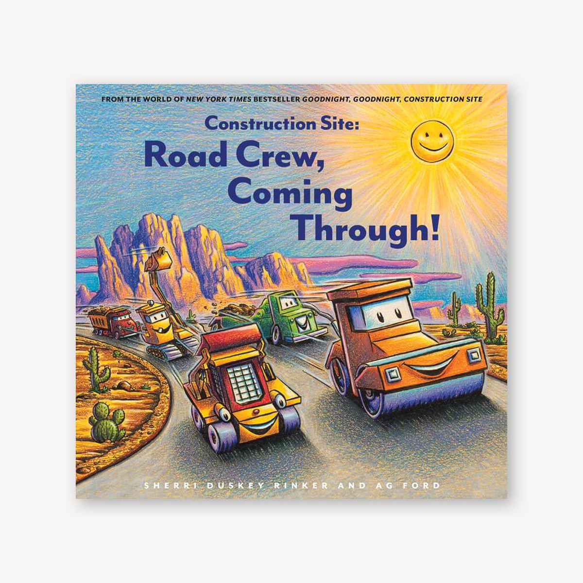 Construction Site Road Crew Coming Through