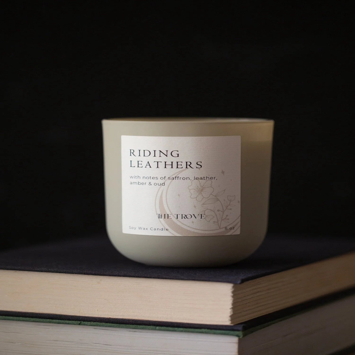 8 OZ CANDLE Riding Leathers